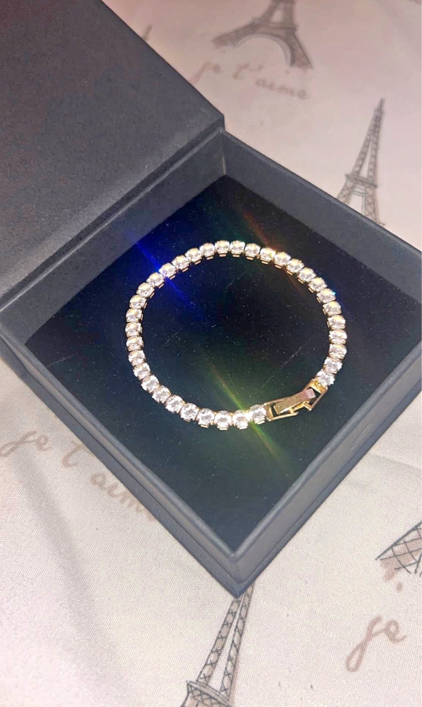 20K Gold Tennis Bracelet