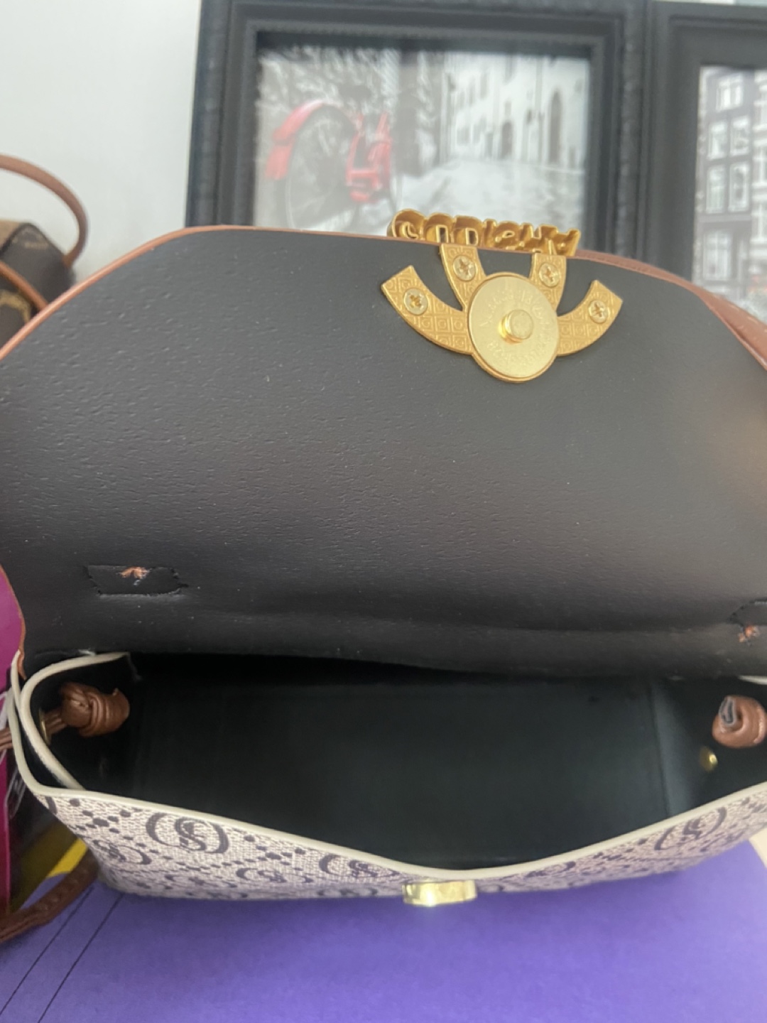 Gudisha Brown and Beige Crossbody Bag - photo 4