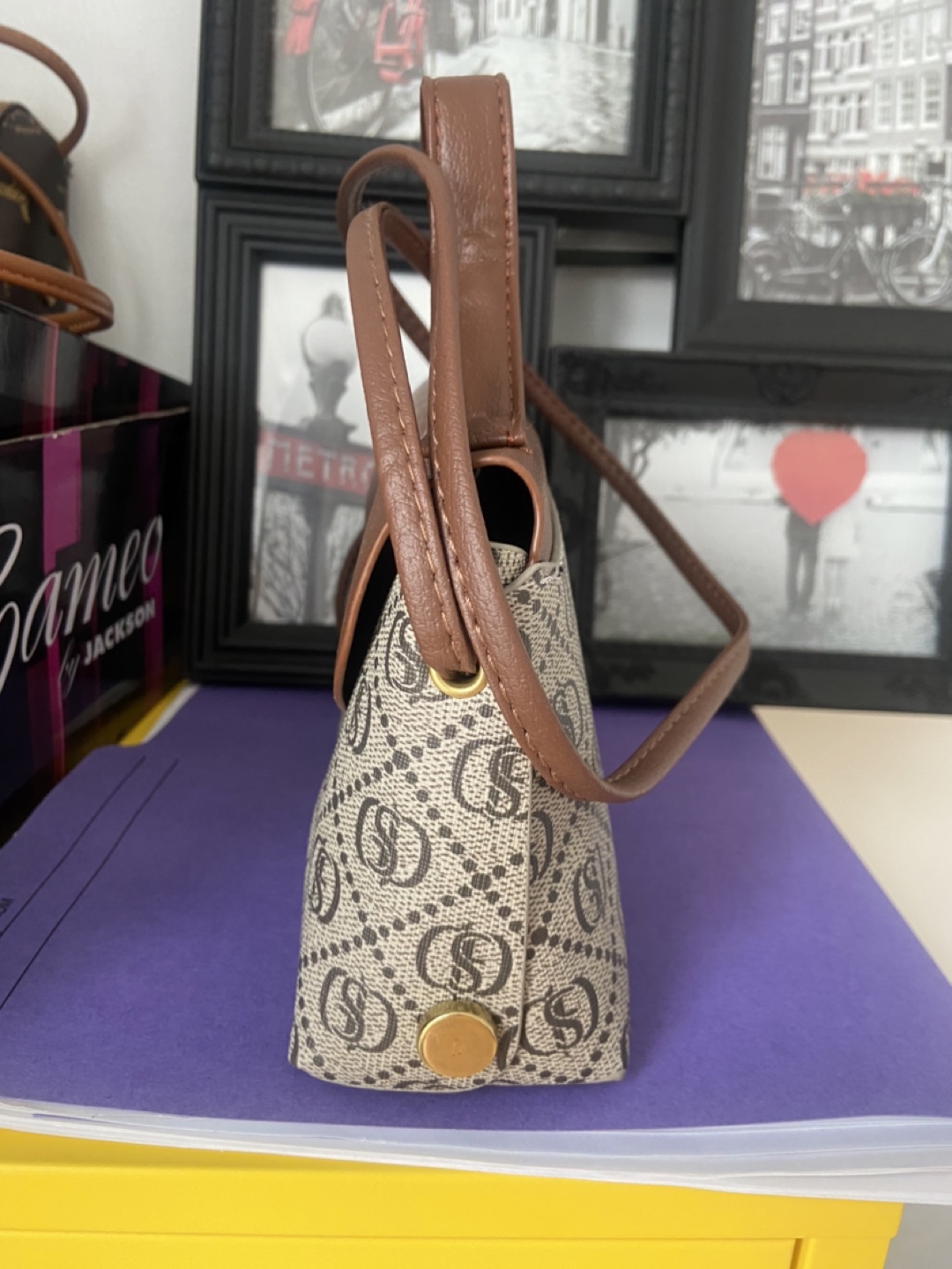Gudisha Brown and Beige Crossbody Bag - photo 2