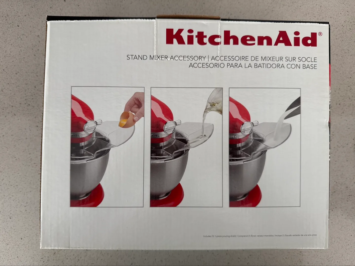 KitchenAid 1-Piece Pouring Shield for Stand Mixer image indicator(2)