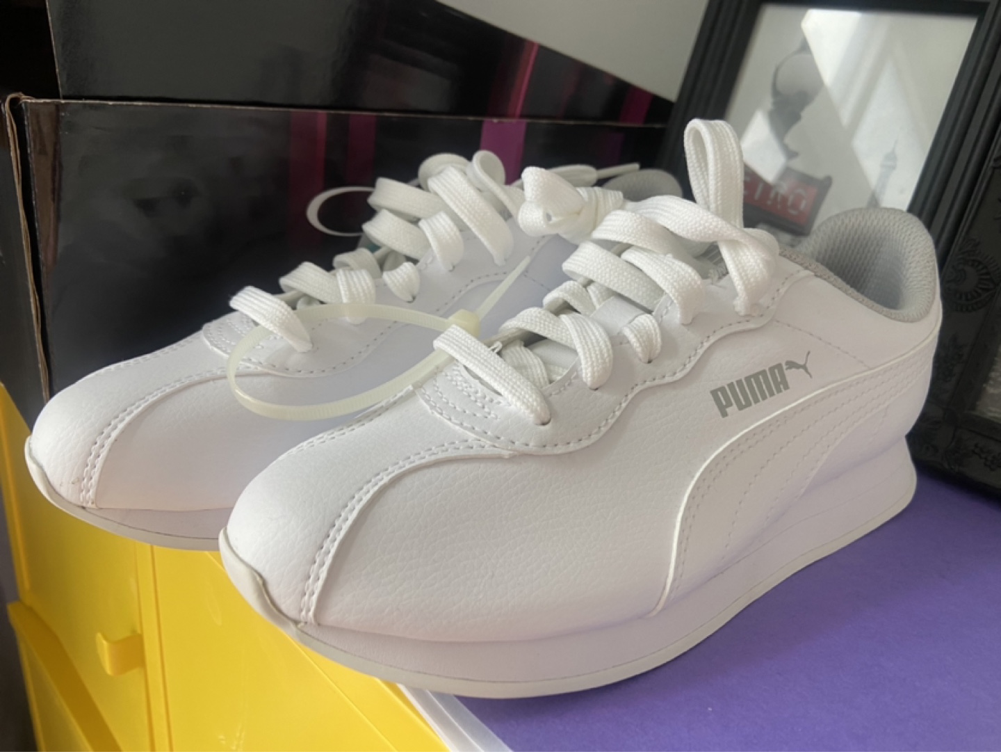 Puma Softfoam White Sneakers - Women's Size 6 - photo 2