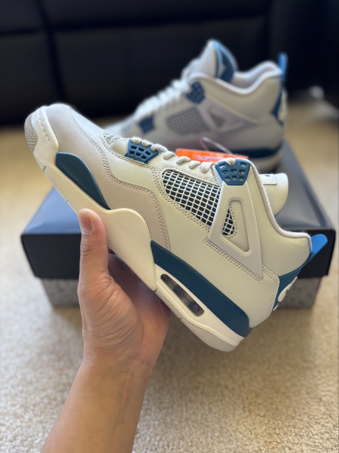 Air Jordan 4 Retro 'Military Blue' Size 10