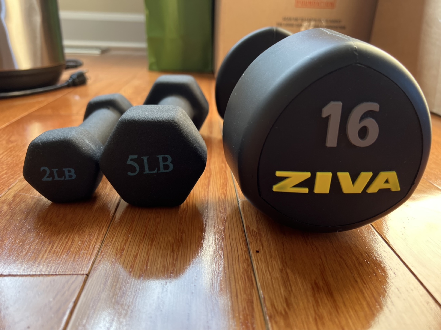 Ziva Dumbbells - 2lb, 5lb, & 16lb - photo 2