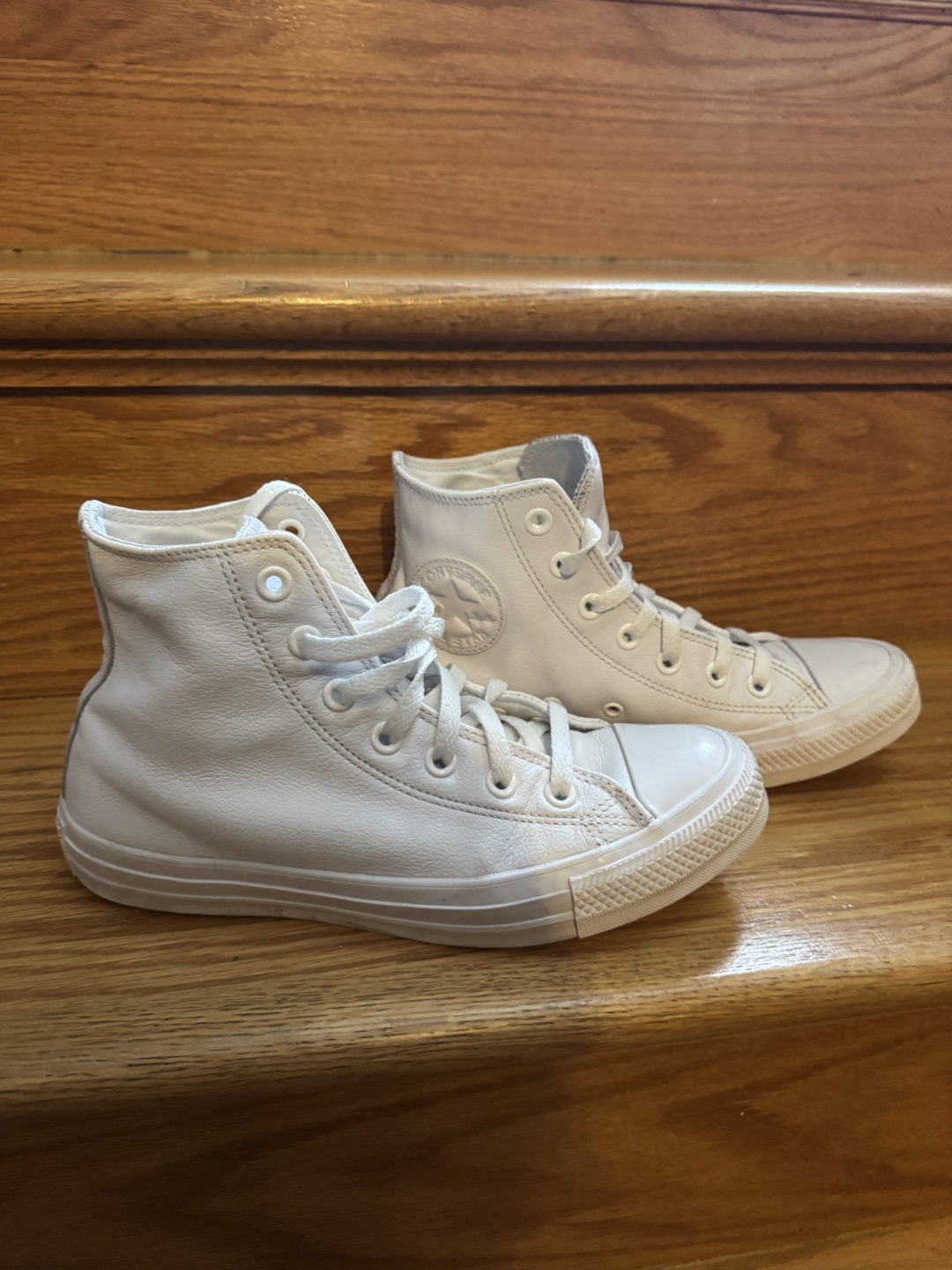 Converse Leather High Top Sneakers - photo 3