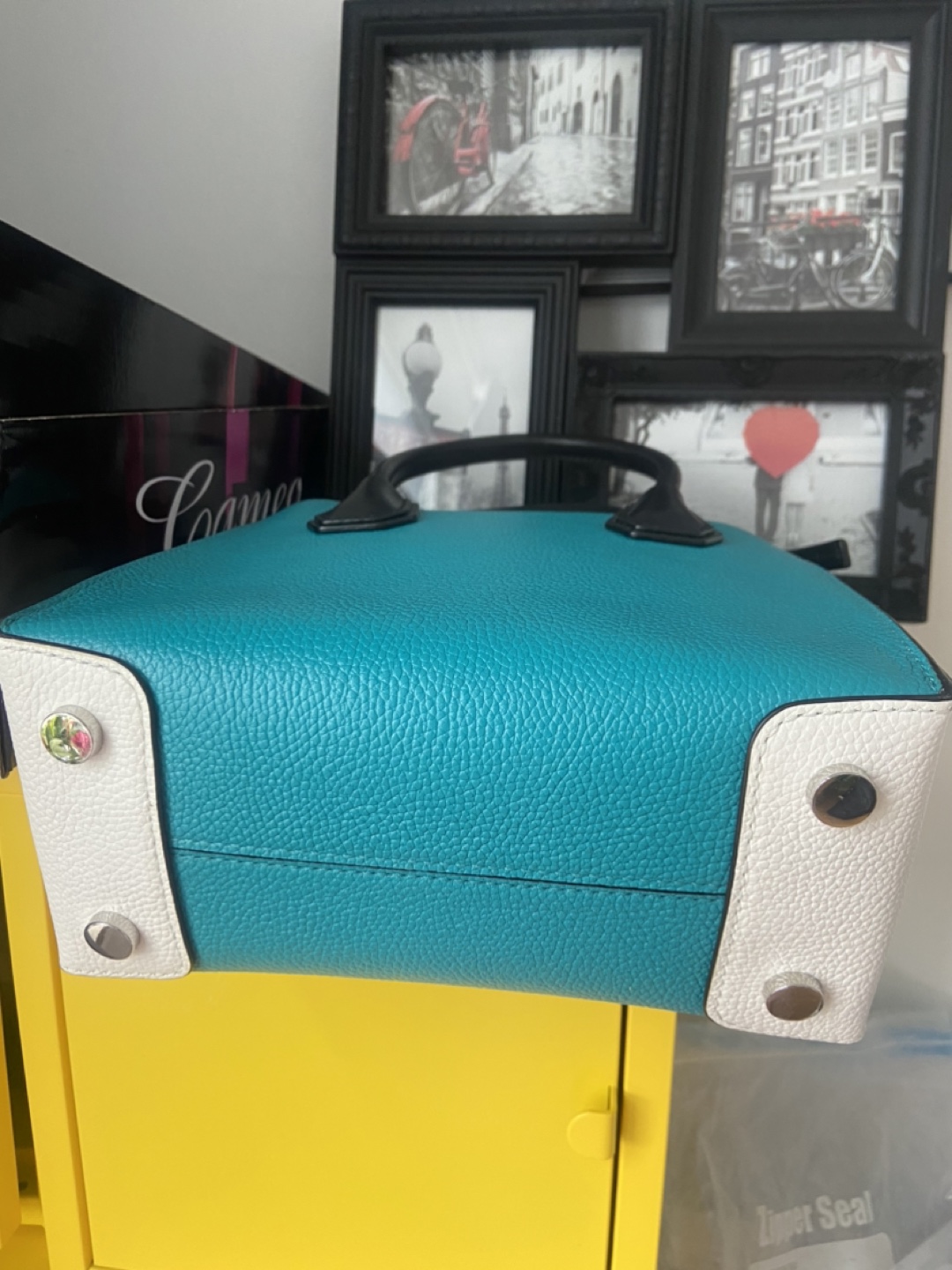 Michael Kors Mercer Bag - Turquoise/White - photo 3