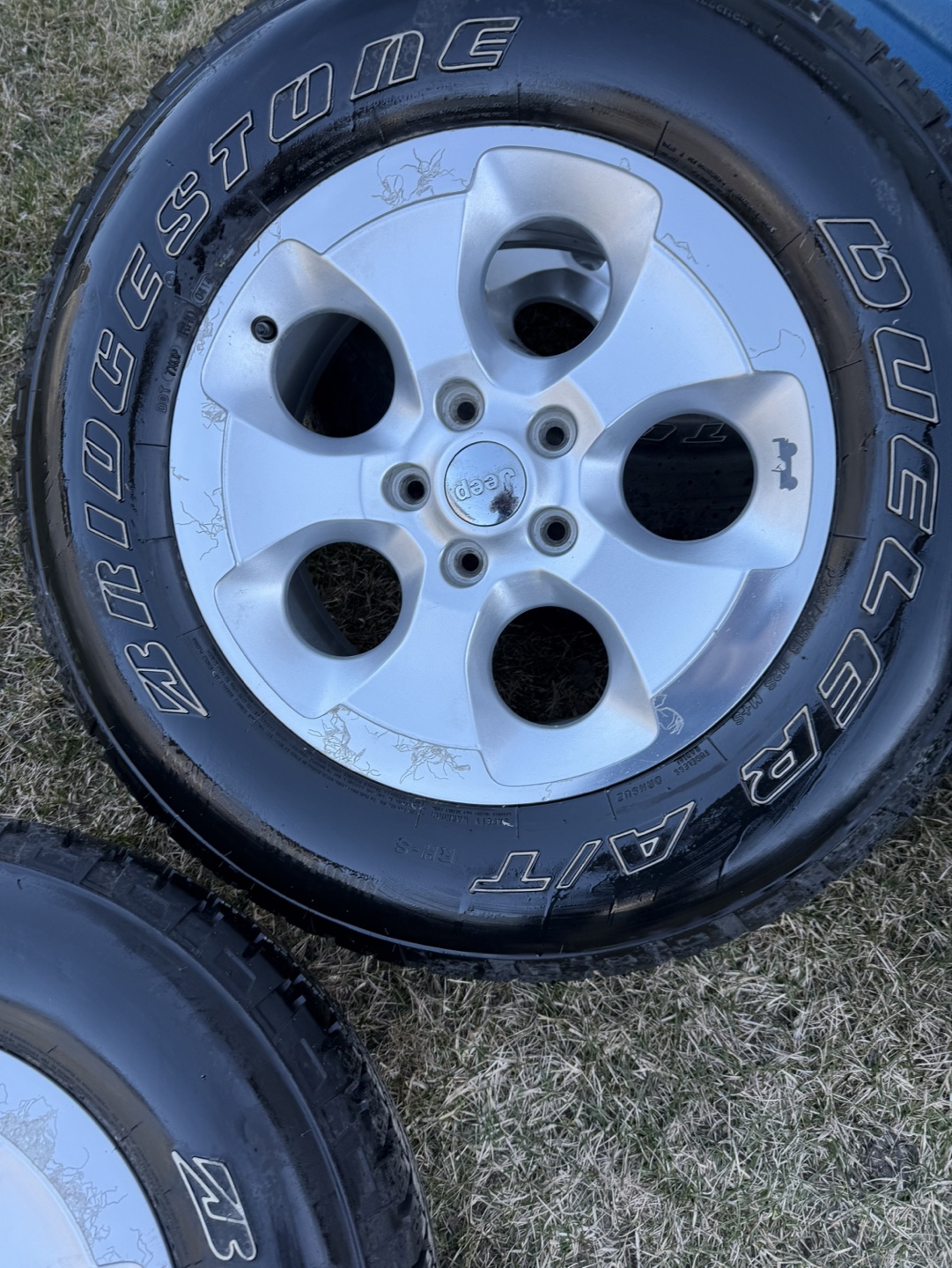 Jeep Wrangler 18" Wheels and Bridgestone Dueler AT Tires - photo 3