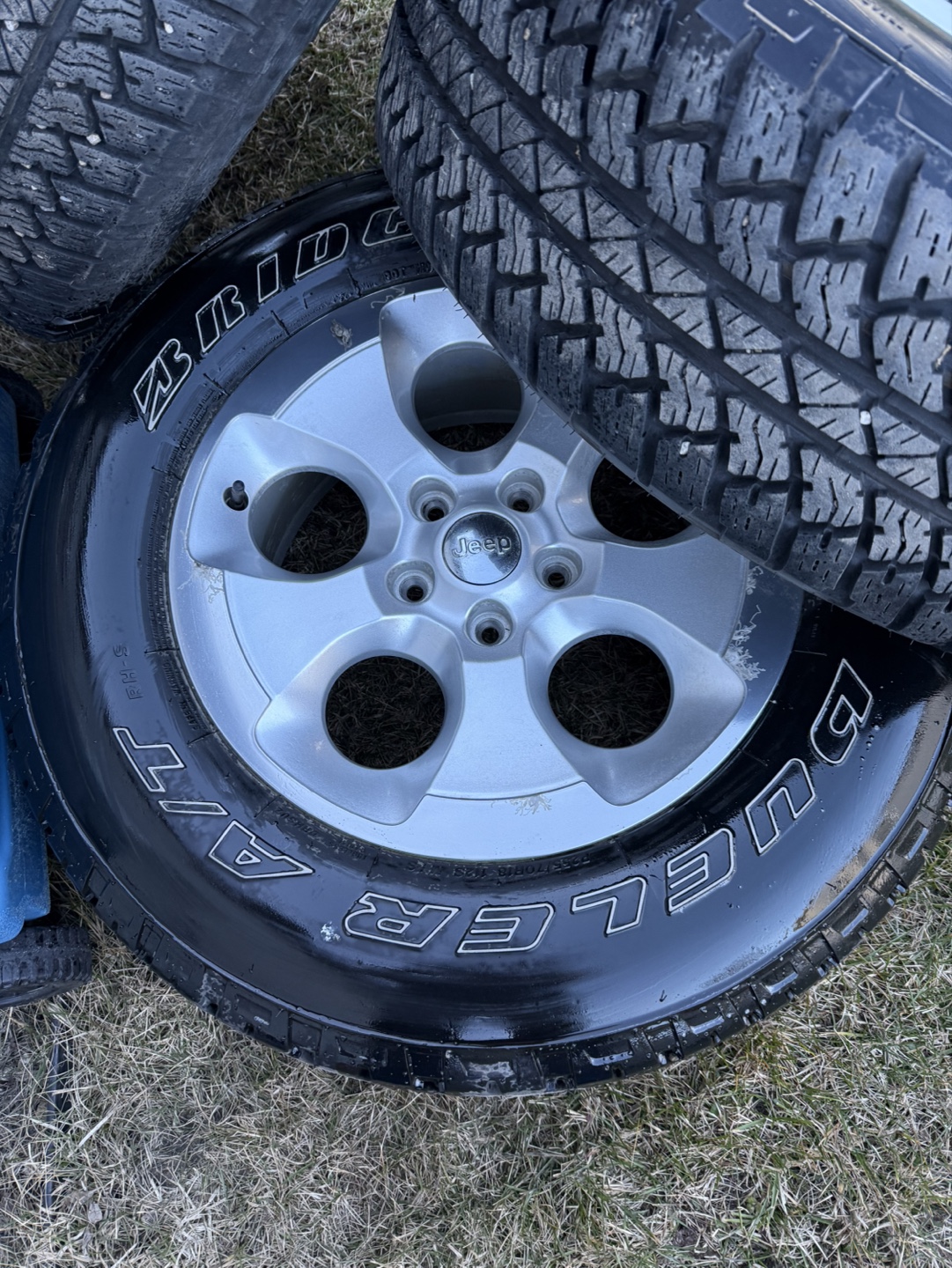 Jeep Wrangler 18" Wheels and Bridgestone Dueler AT Tires - photo 2