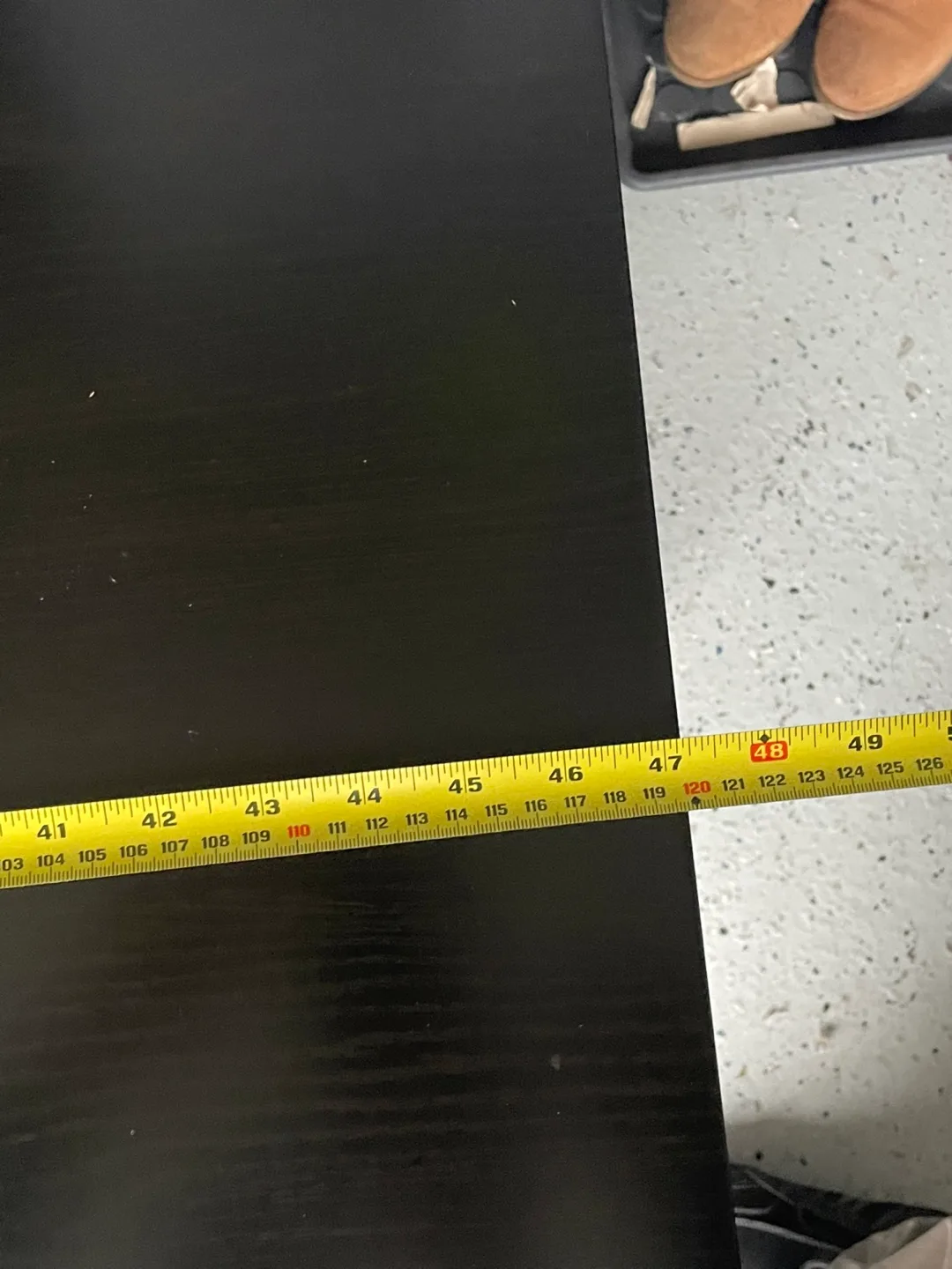 Black Computer Desk with Built-in Shelving image indicator(3)