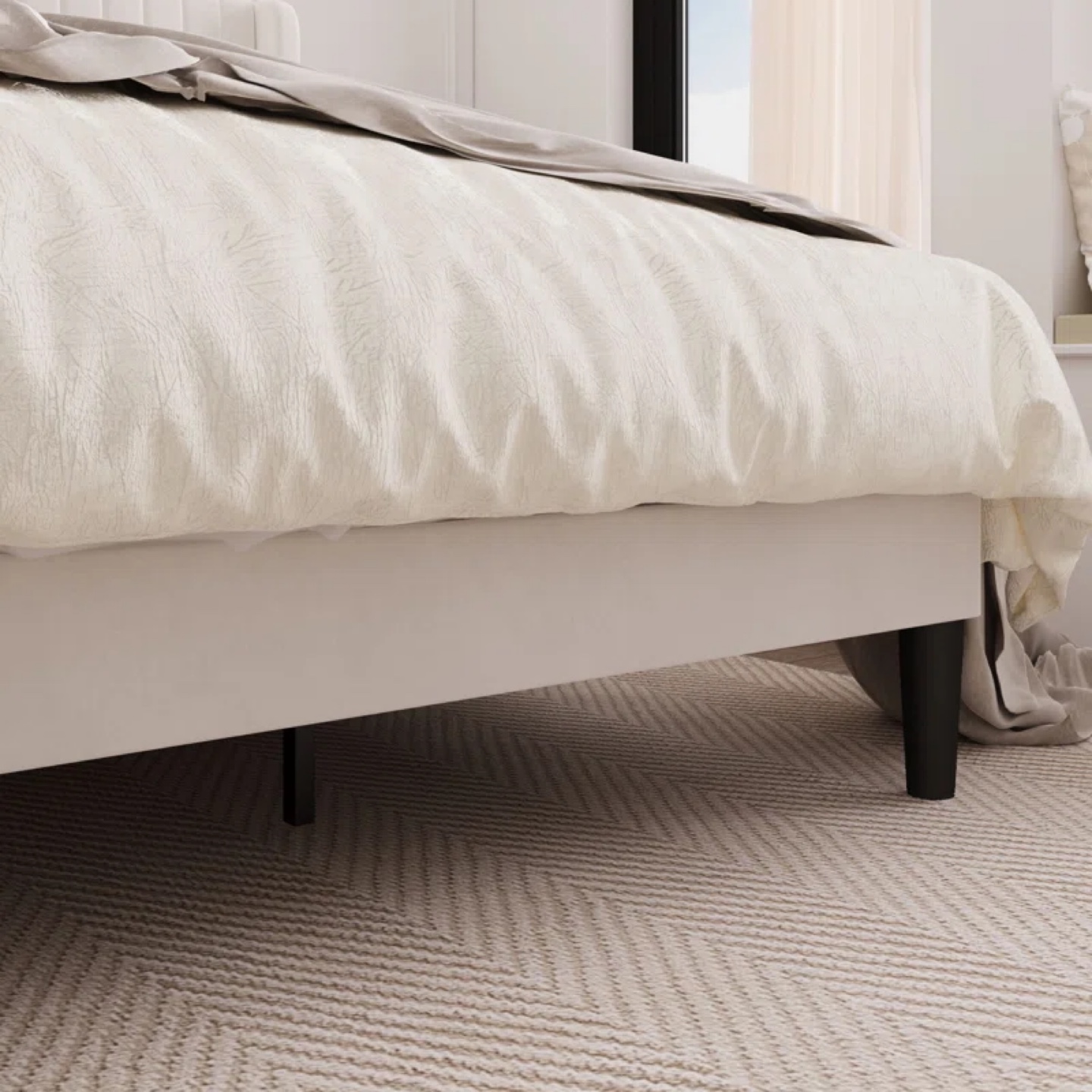 King Size Platform Bed Frame with Mattress - Delivered! - photo 4