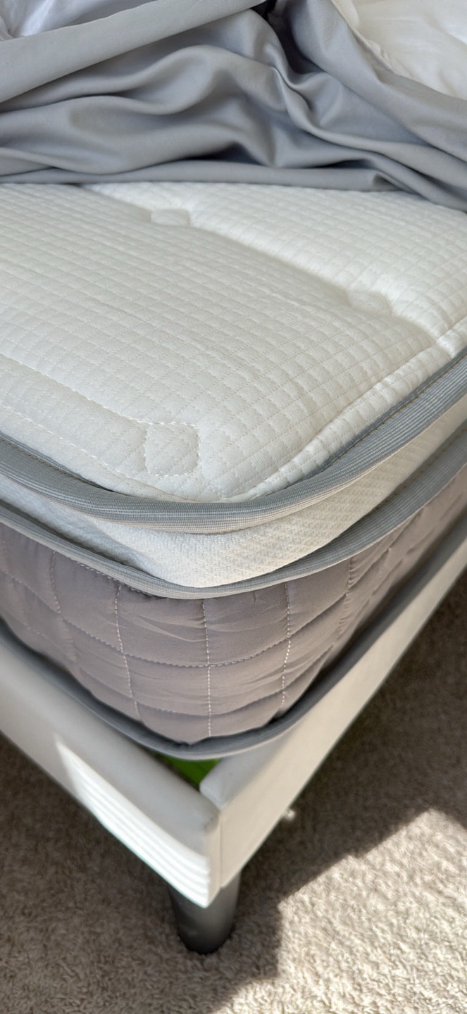 King Size Platform Bed Frame with Mattress - Delivered! - photo 2