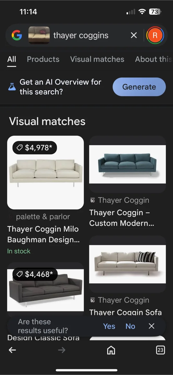 Mid-Century Modern Three-Seater Sofa image indicator(3)