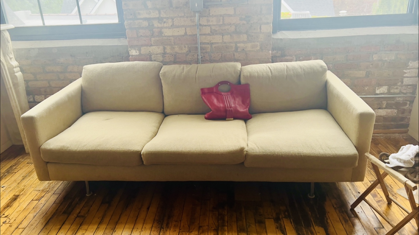 Mid-Century Modern Three-Seater Sofa