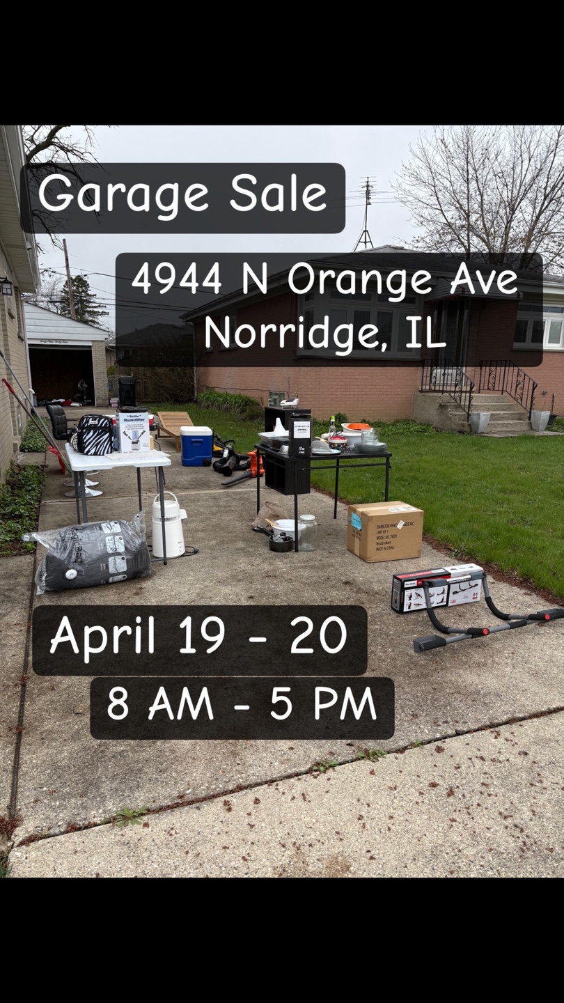 Garage Sale Norridge/Chicago