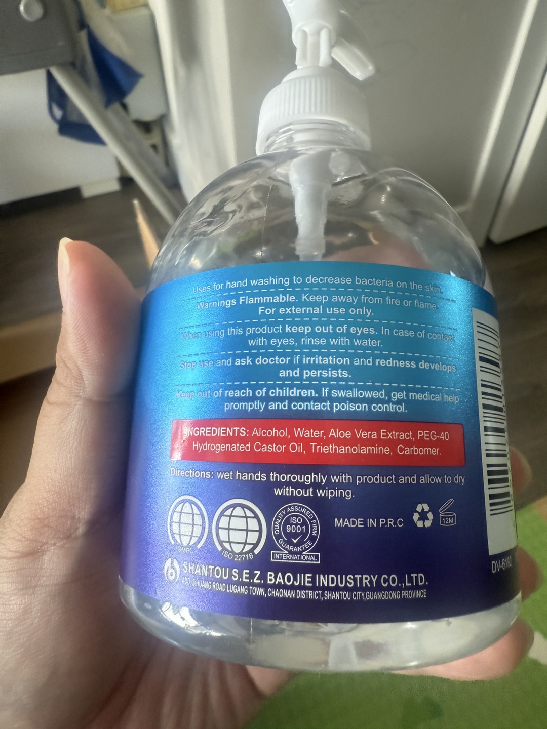 Bulk Hand Sanitizer - 20 Bottles, 500ml Each - photo 2