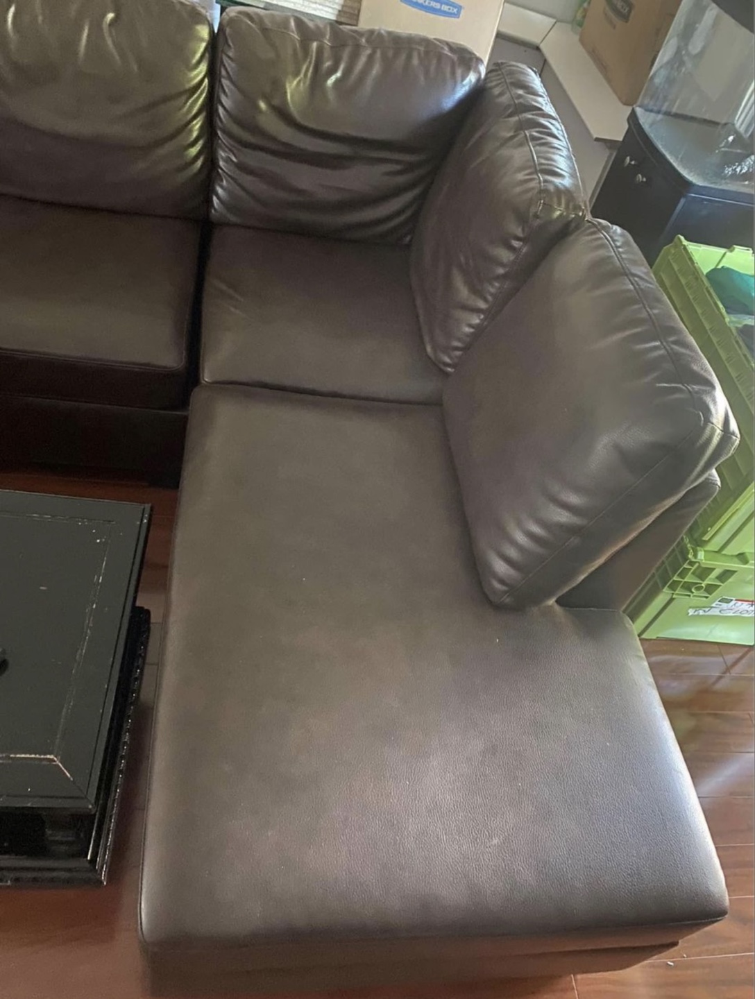 Reversible sectional sofa with ottoman - photo 2