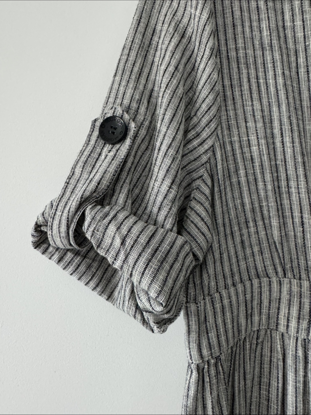 Morgan de Toi Striped Button-Down Mini Dress - photo 3