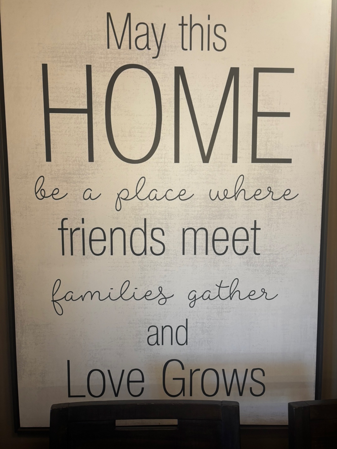 Large Home Decor Wall Art - Friends Meet, Families Gather