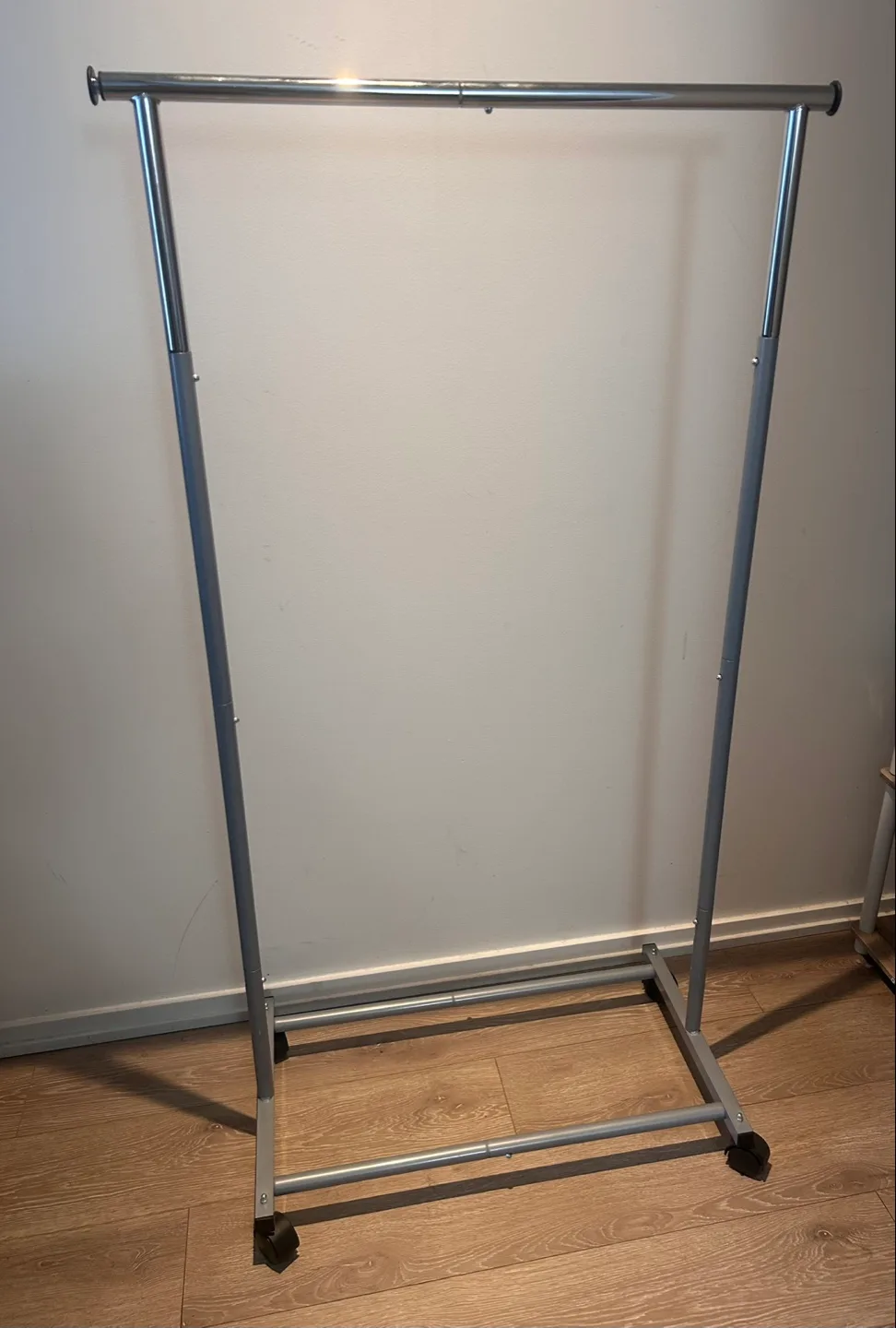 Metal Clothing Rack with Wheels thumbnail