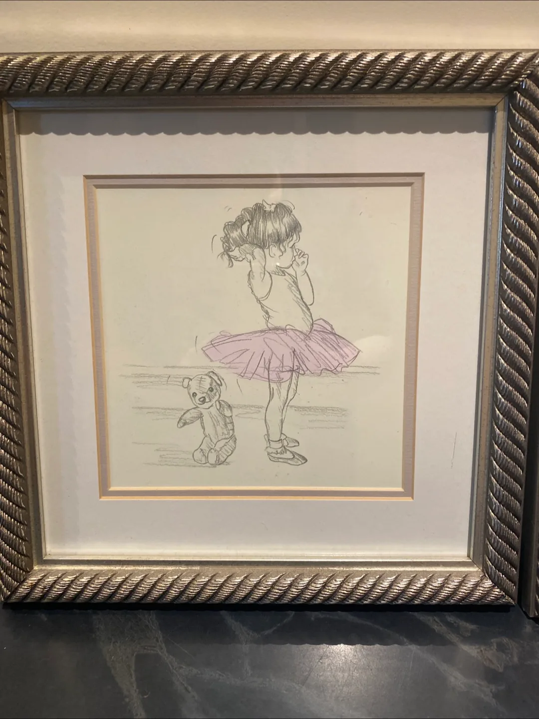 Set of 2 Framed Ballerina Prints image indicator(2)