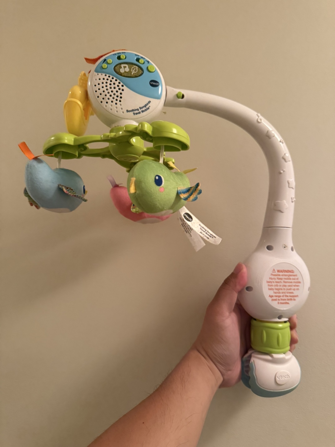 VTech Soothing Sounds Travel Crib Mobile
