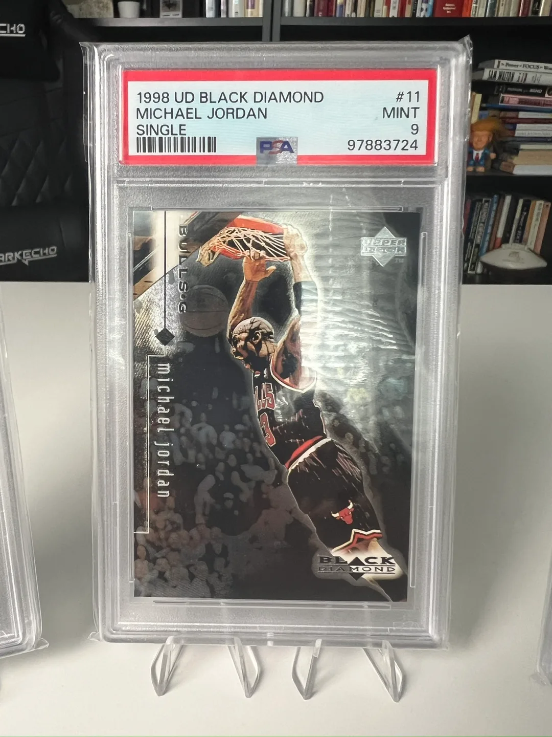 1998 UD Black Diamond Michael Jordan PSA Graded image indicator(3)