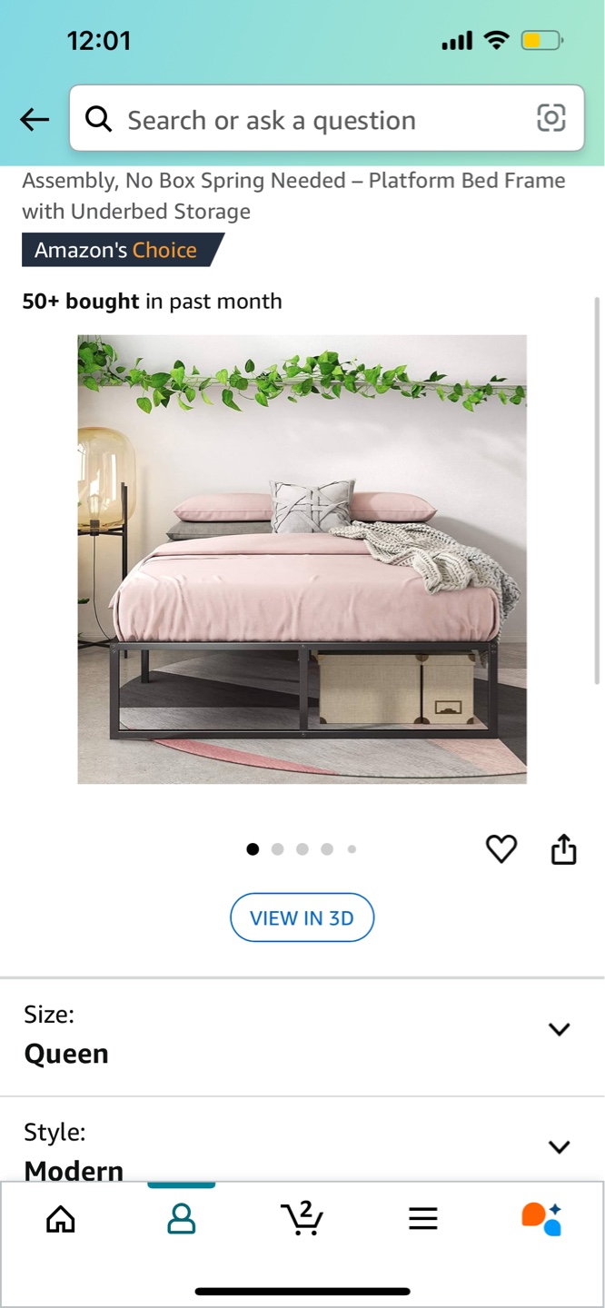 Best Queen Size Metal Platform Bed Frame - Modern Style