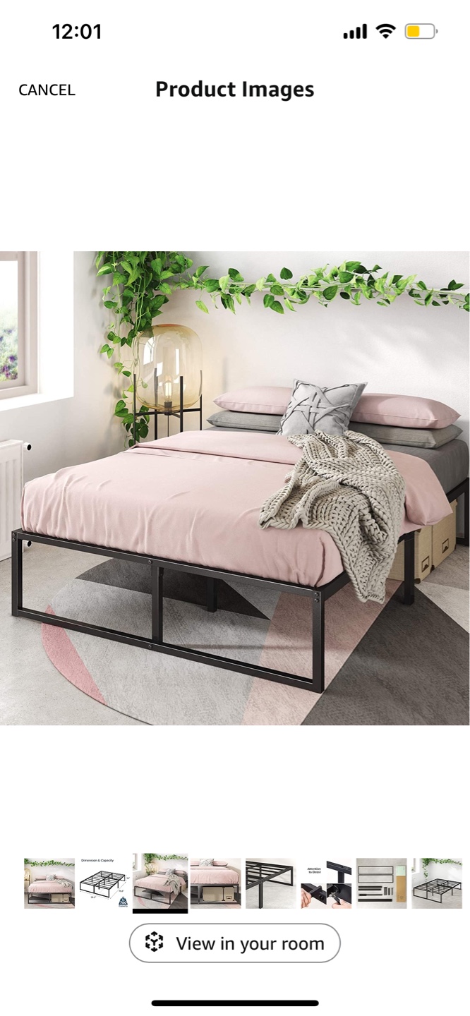 Best Queen Size Metal Platform Bed Frame - Modern Style - photo 4