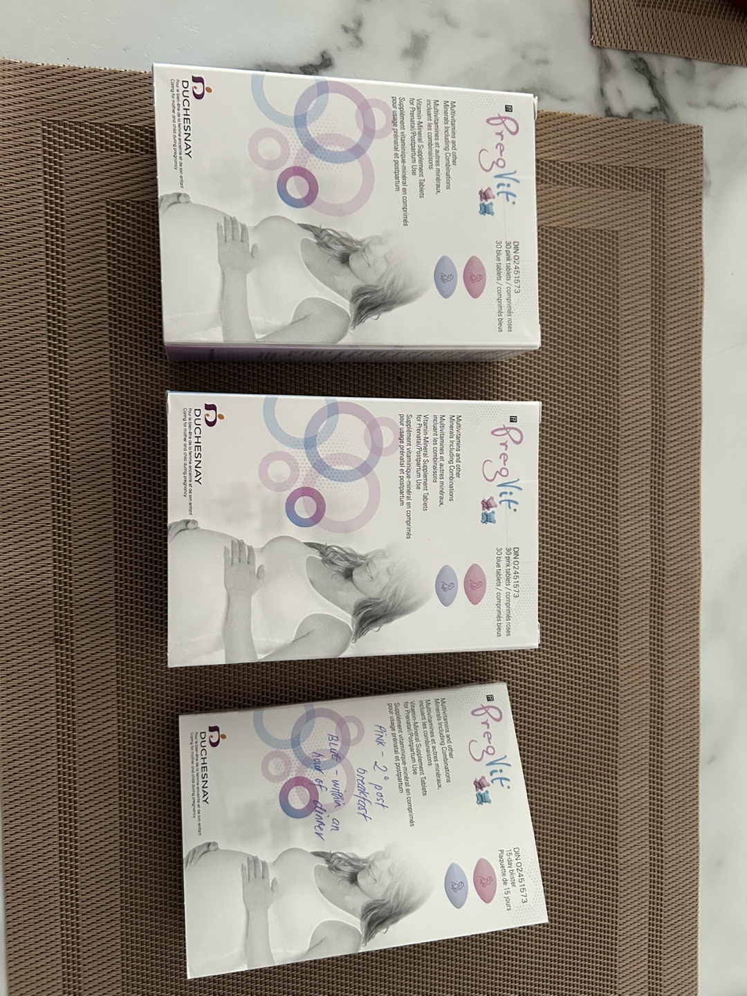 PregVit prenatal/post partum vitamins
