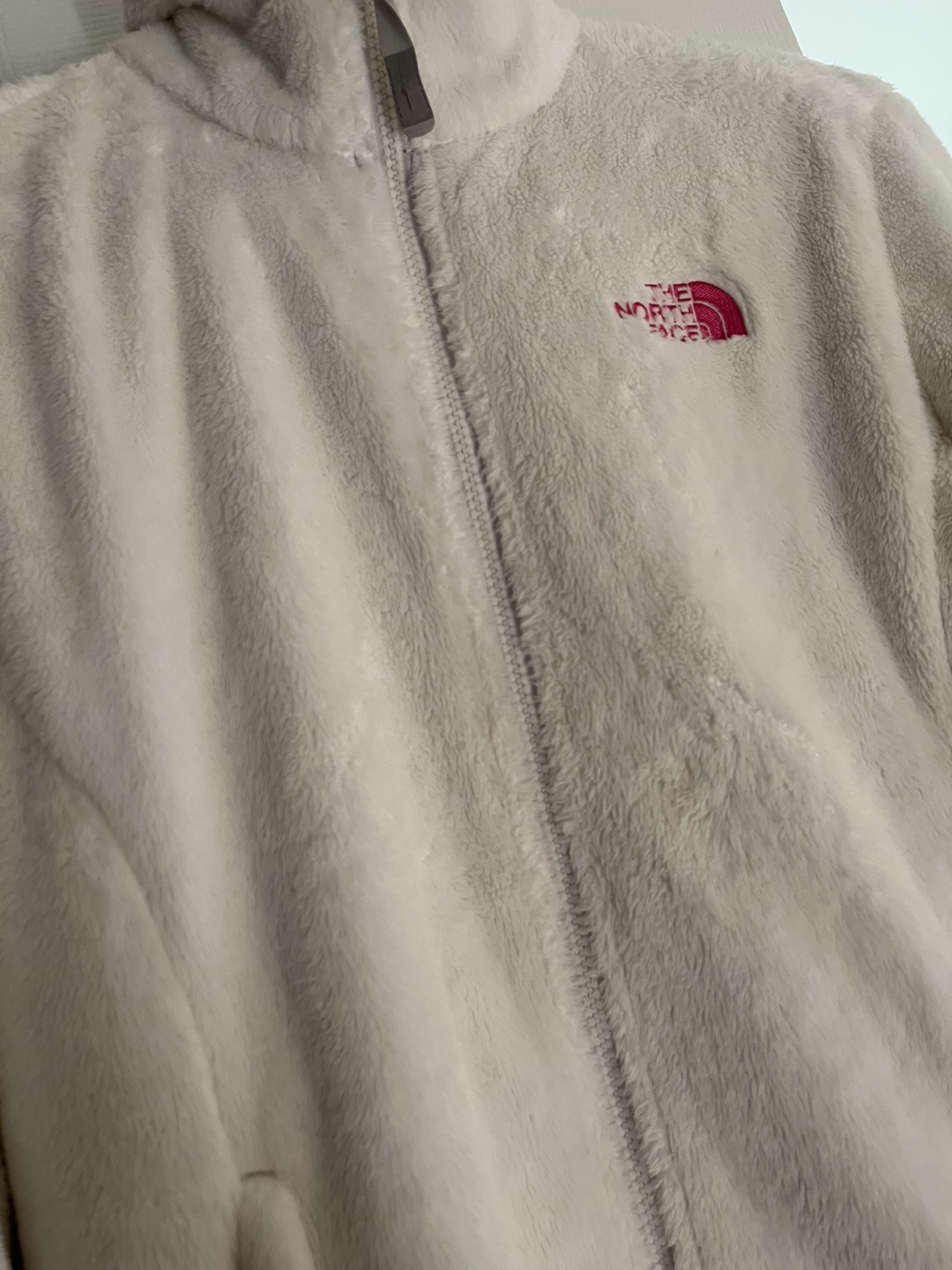 The North Face White Fuzzy Fleece Jacket - photo 3