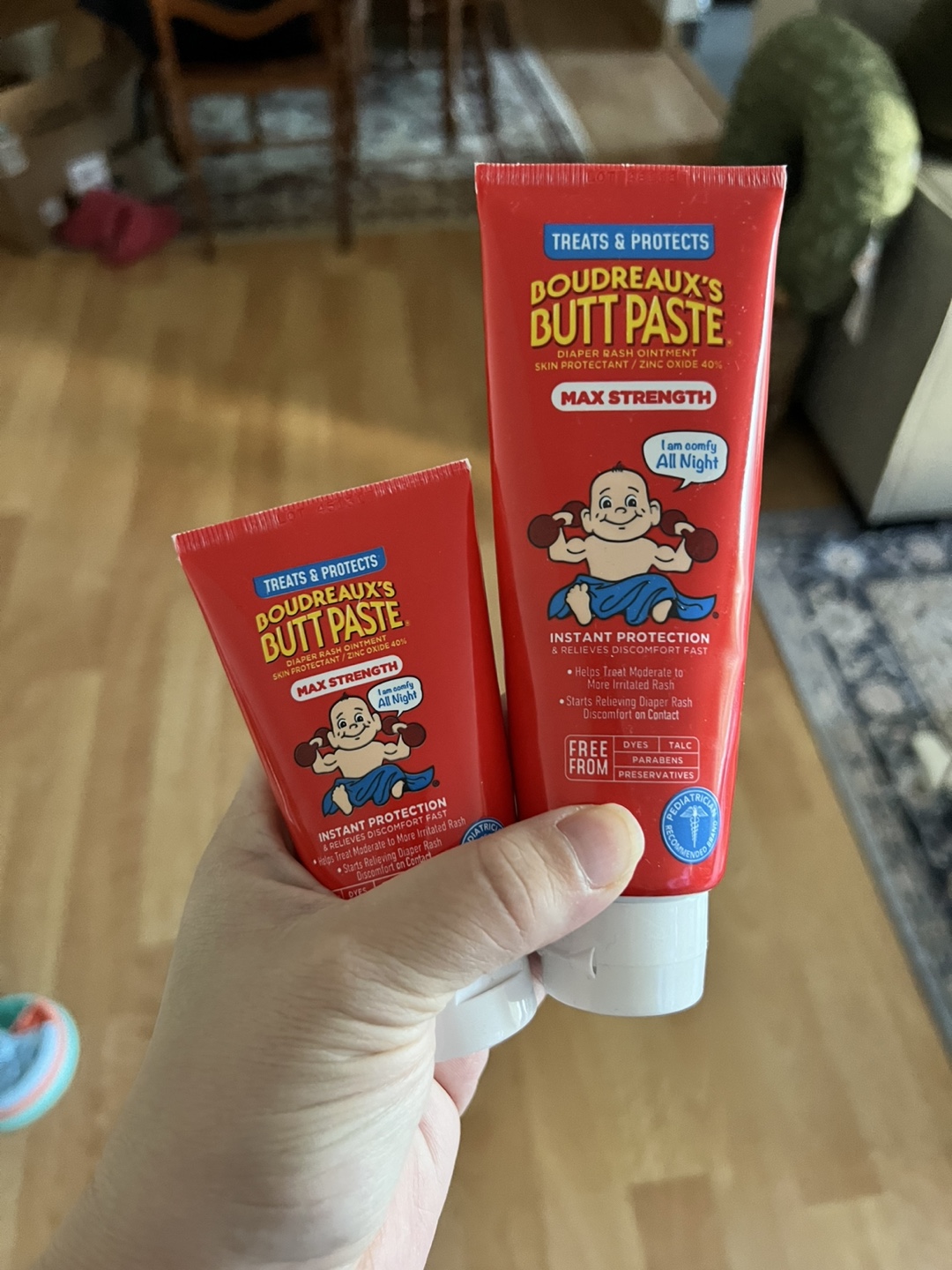 Boudreaux's Butt Paste Max Strength - 2 tubes