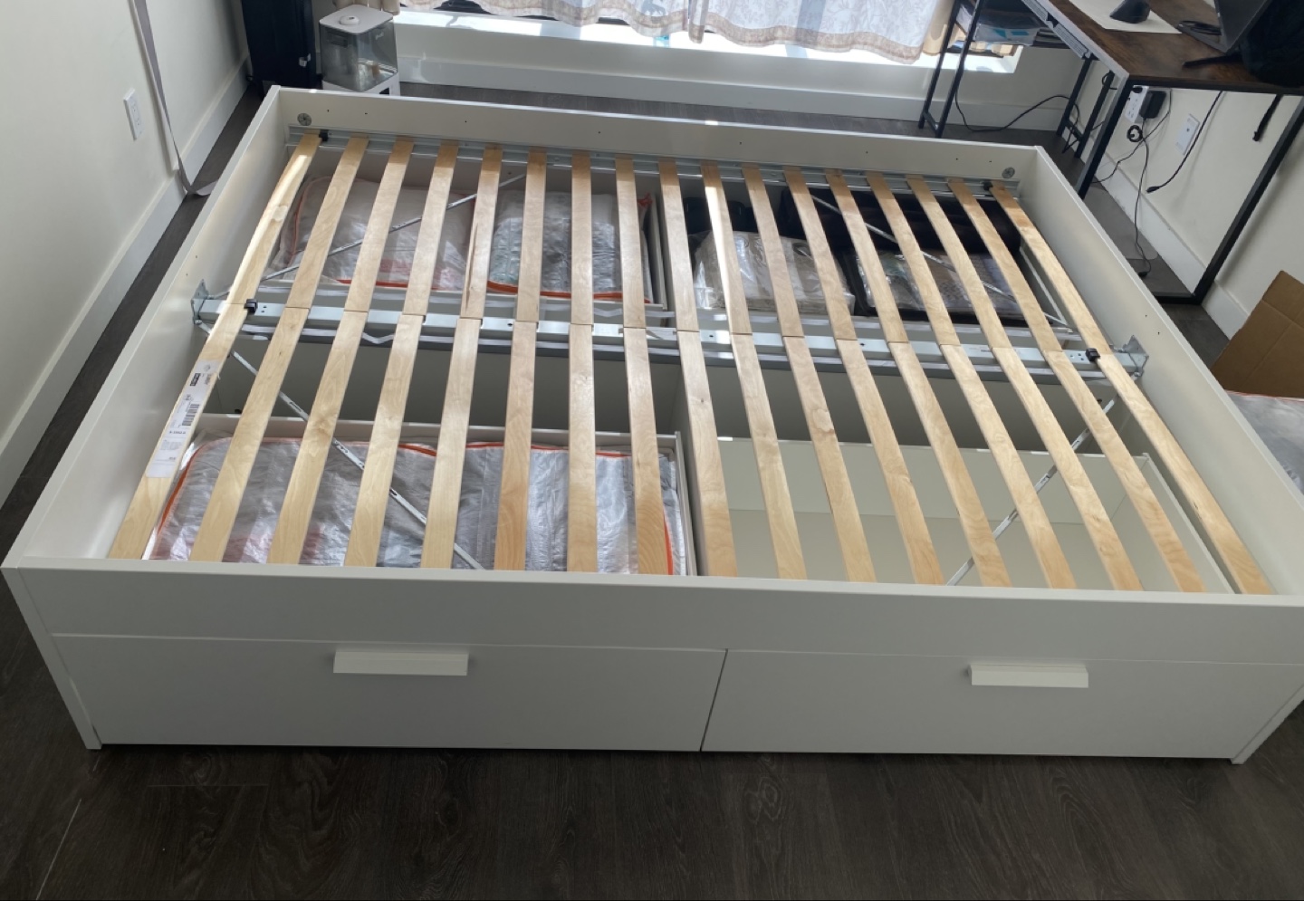 Bed frame with storage - queen - photo 4