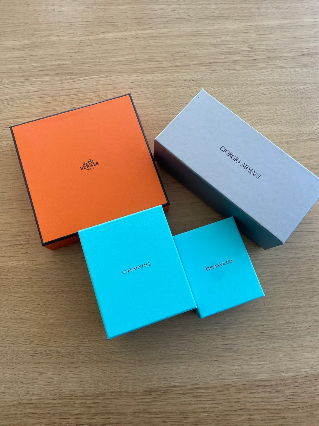 Luxury Brand Boxes - Hermes,  Armani, Tiffany thumbnail