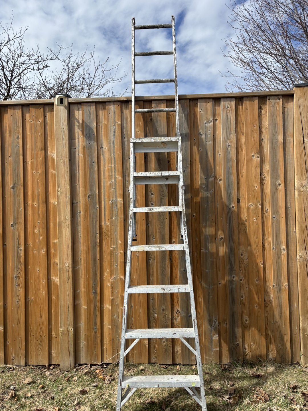 Used Aluminum Step Ladder -  Extension Ladder Stairs - photo 3