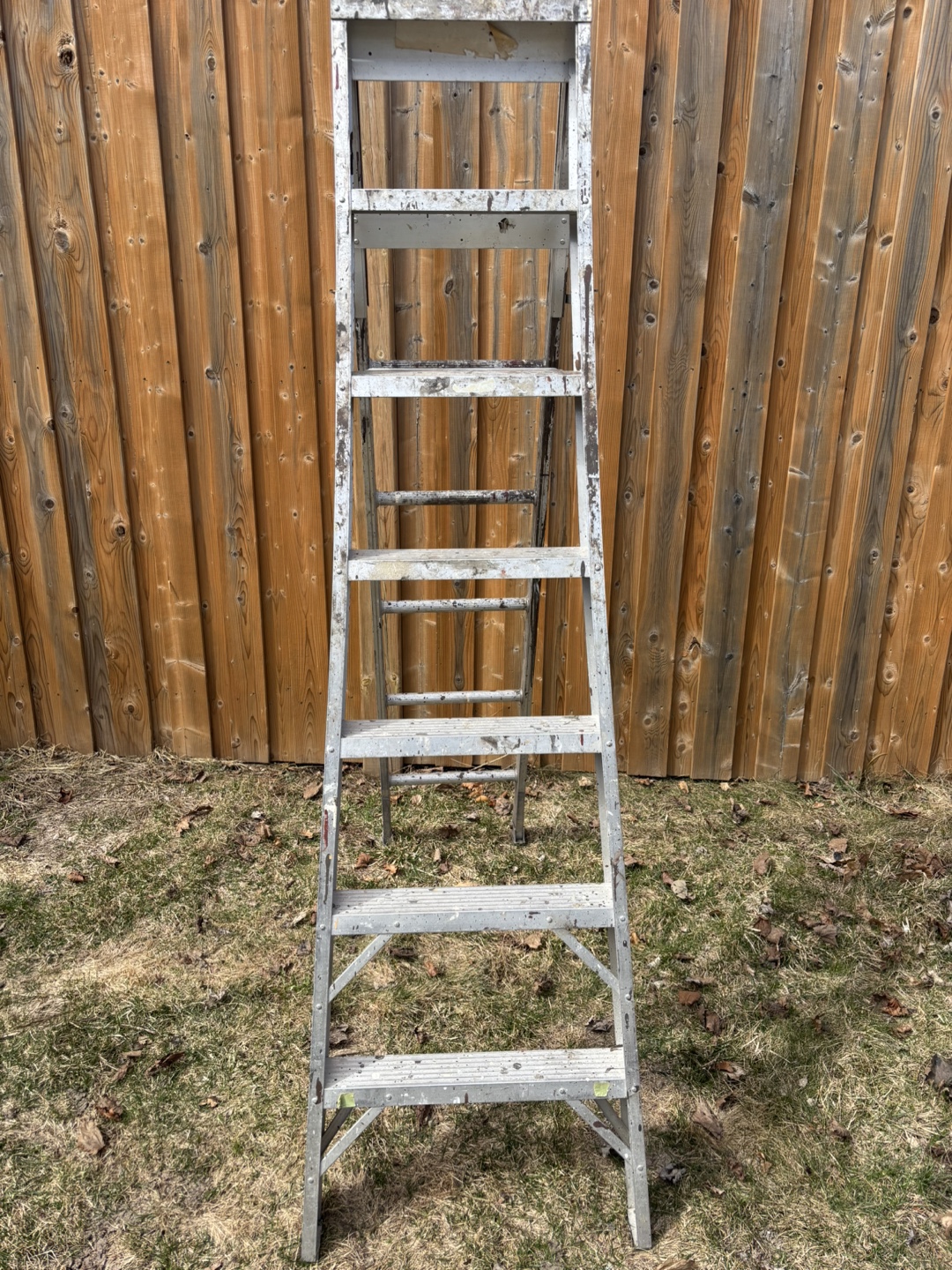 Used Aluminum Step Ladder -  Extension Ladder Stairs - photo 2