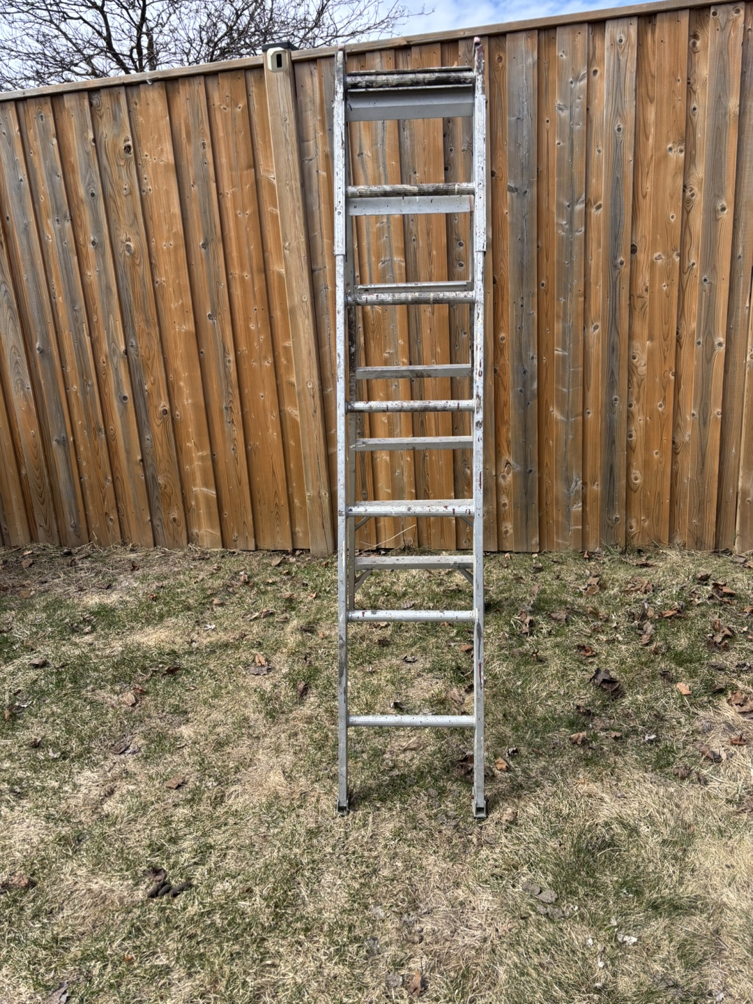 Used Aluminum Step Ladder -  Extension Ladder Stairs - photo 4