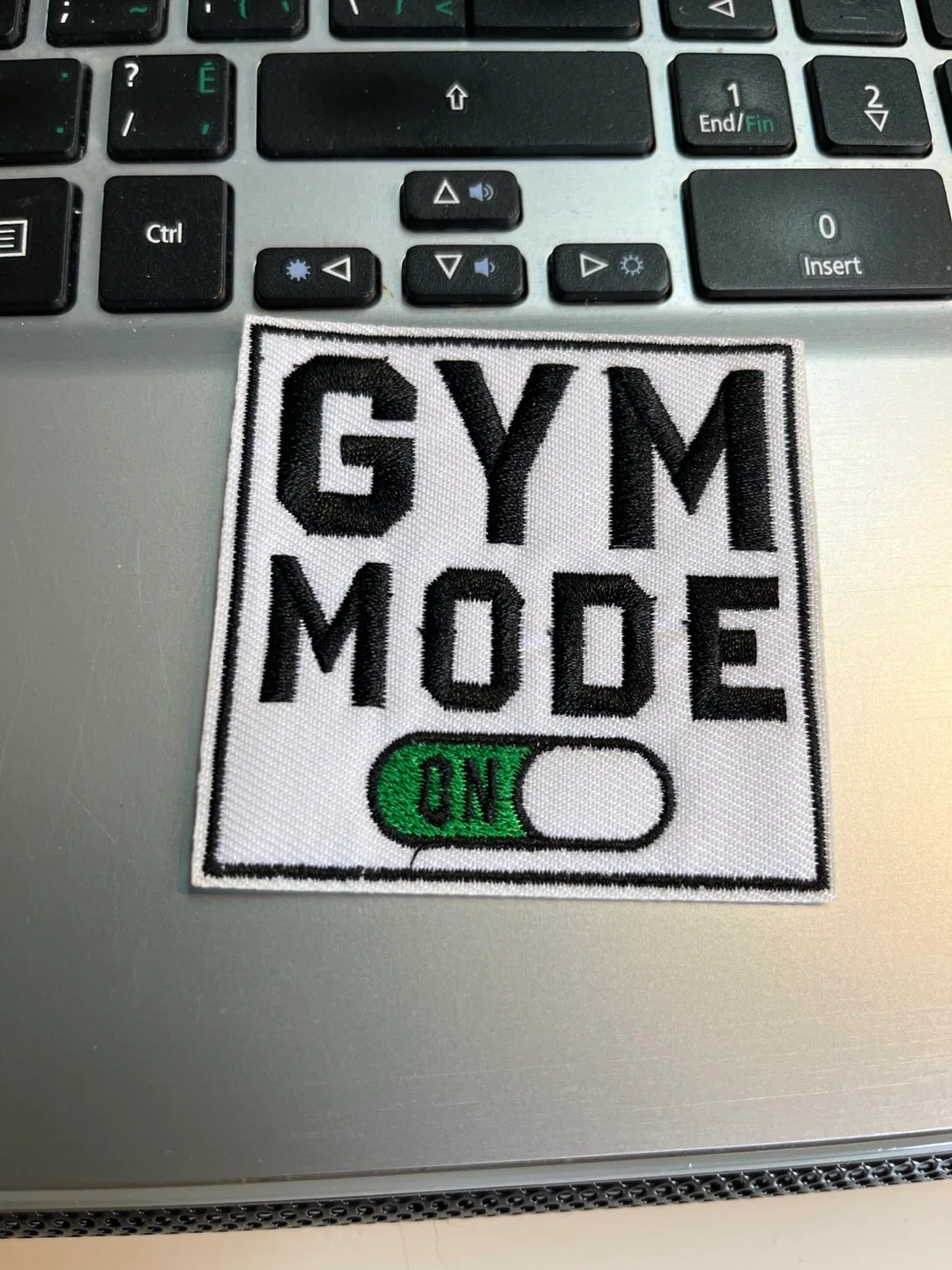 Gym Mode Embroidered Patch thumbnail