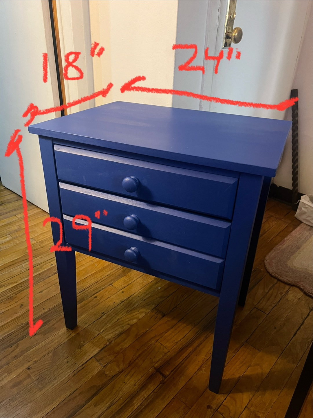 Small Blue Dresser - photo 4