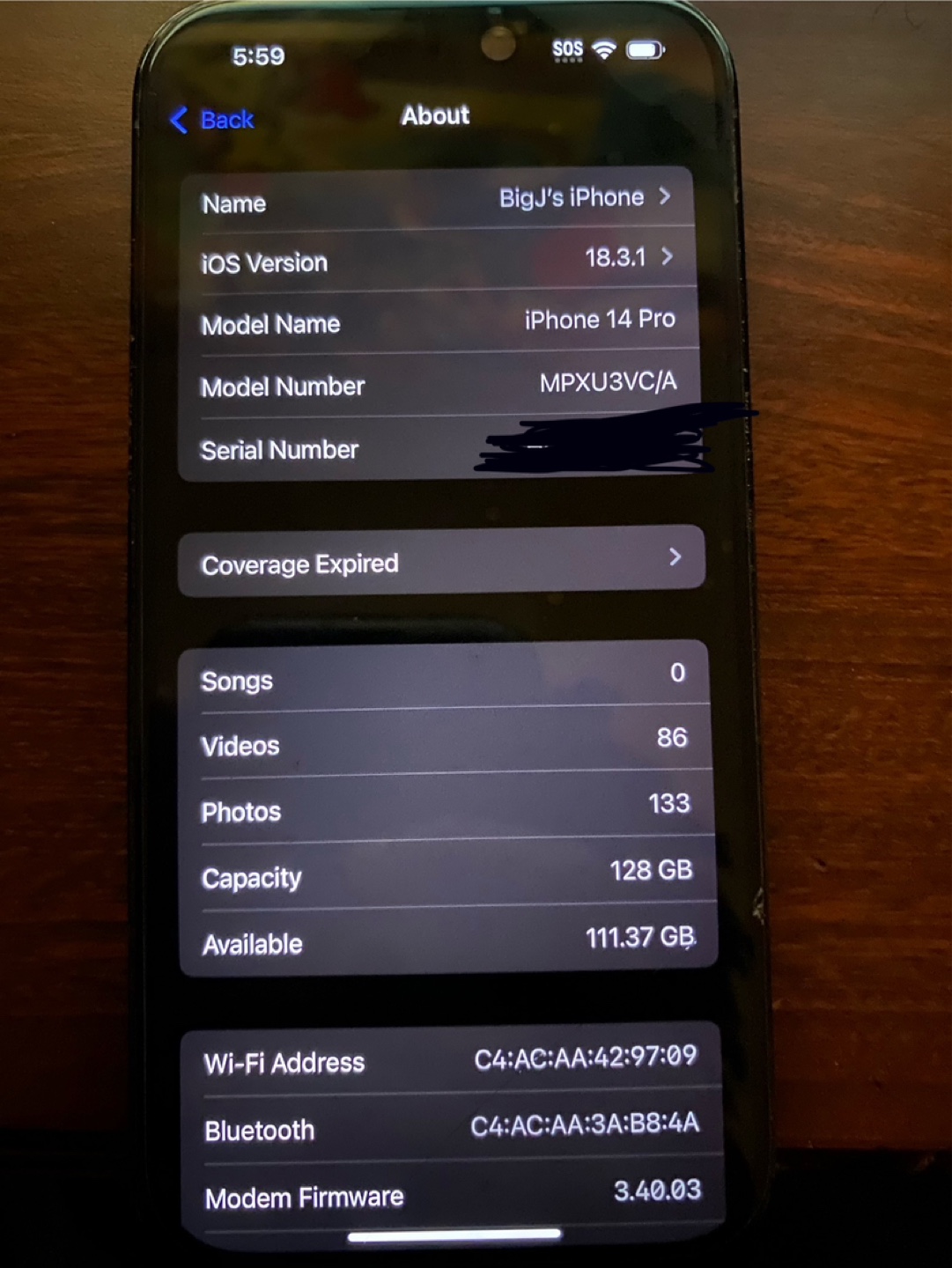 iPhone 14 Pro - 128 GB - Black pickup same day $600!!!! - photo 4