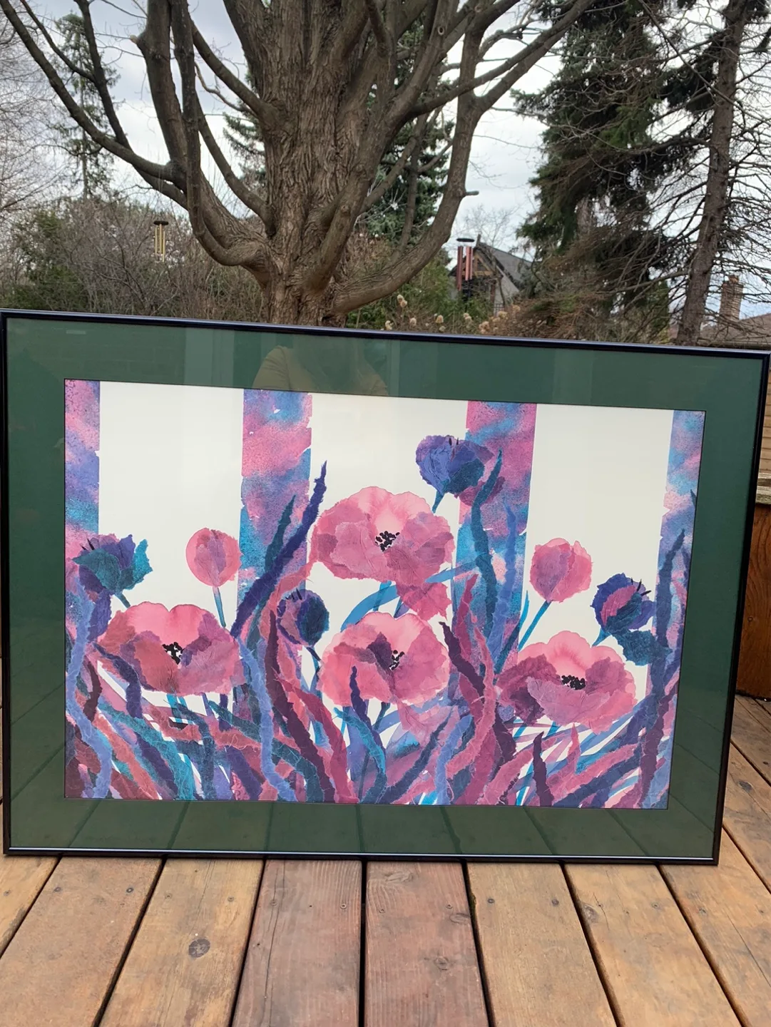 Framed Poppy Print by Henry Howells image indicator(9)