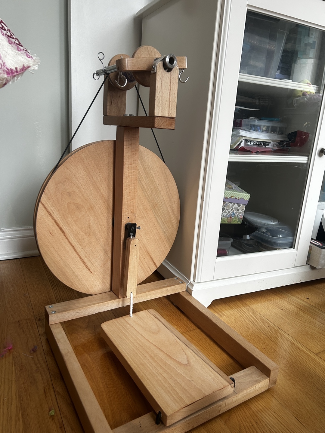 Wooden Spinning Wheel