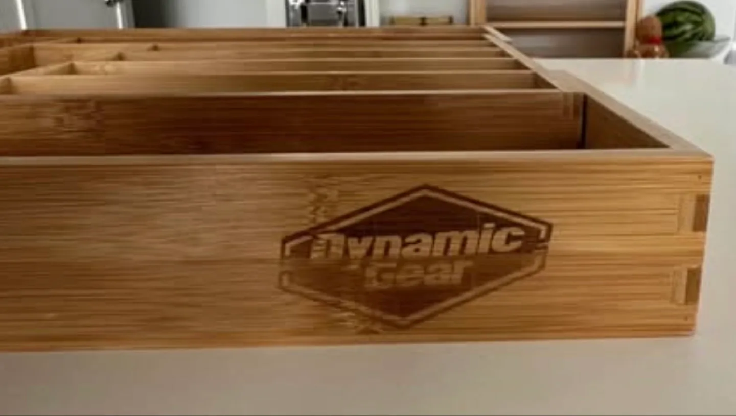 Expandable Bamboo Utensil Organizer (7-9 Slots) image indicator(2)