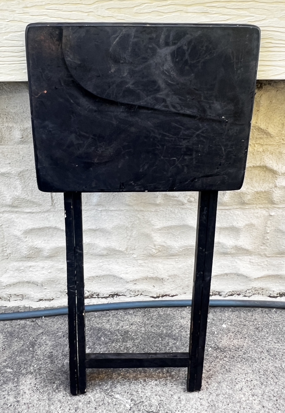 Folding Wood TV Laptop Tray Table - photo 3