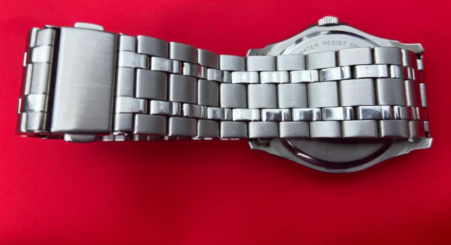 Men's  Bulova Stainless Steel Watch image indicator(4)