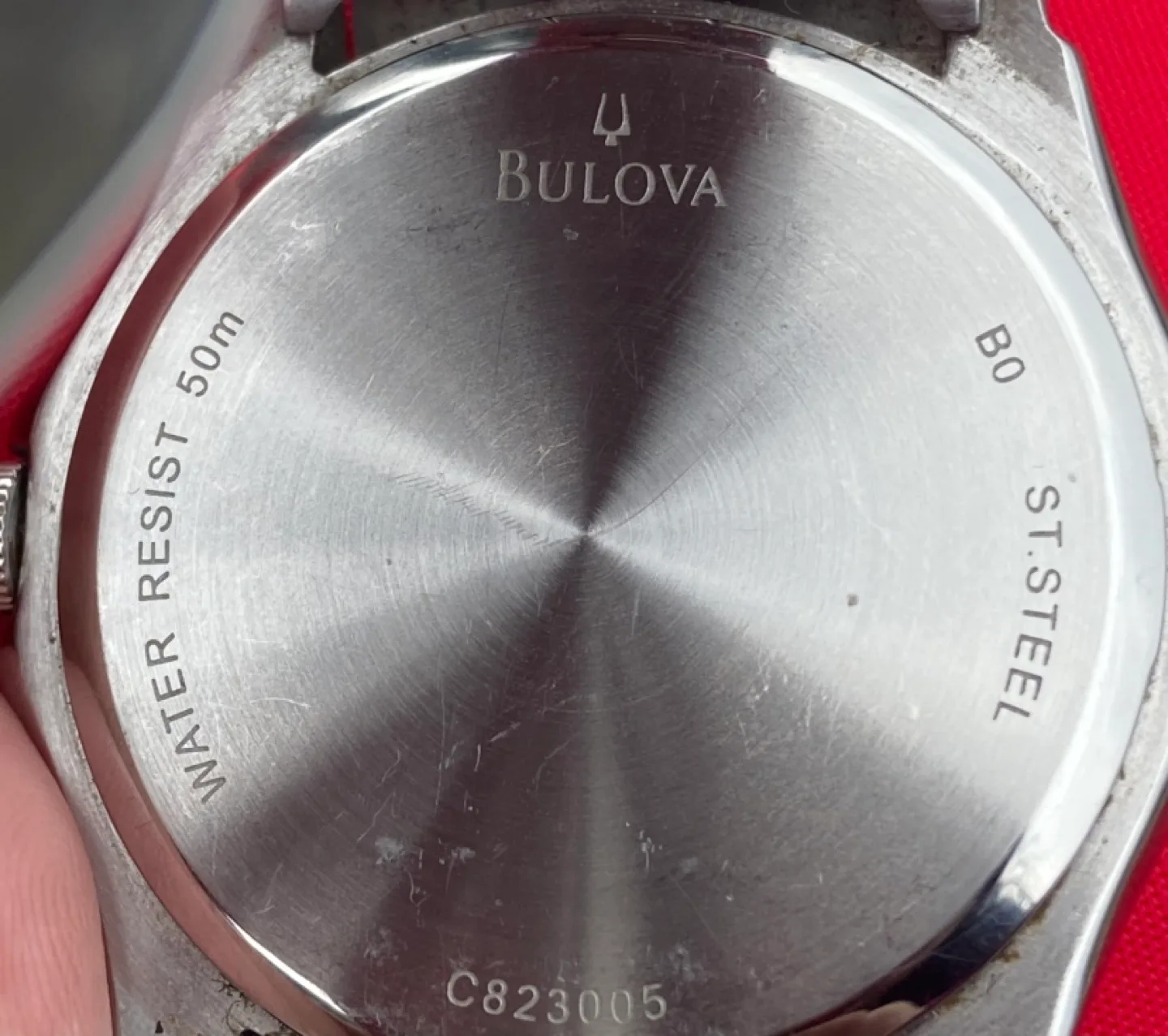Men's  Bulova Stainless Steel Watch image indicator(5)