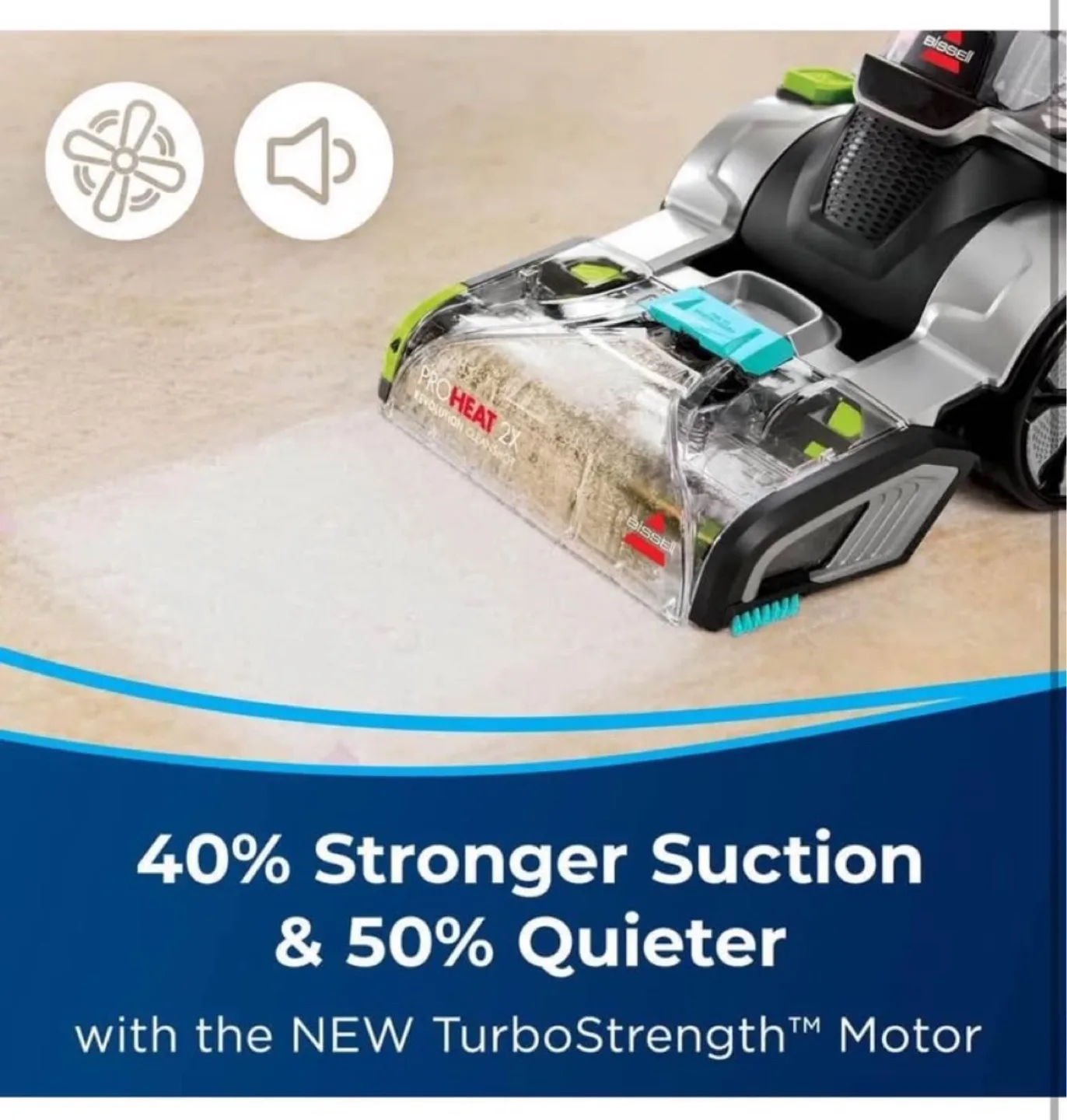 Bissell ProHeat 2X Revolution Pet Pro Carpet Cleaner image indicator(3)