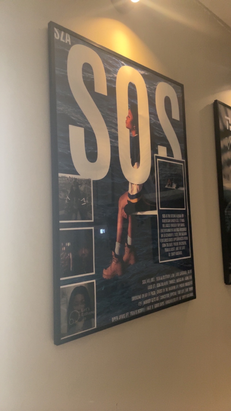 Set of 3 Framed Music Posters - SZA, The Weeknd, Frank Ocean - photo 2