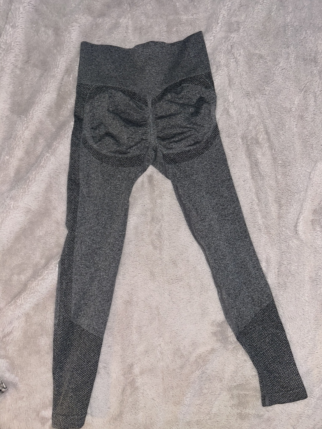 2 Pairs of Seamless Leggings - Grey & Pink - photo 2