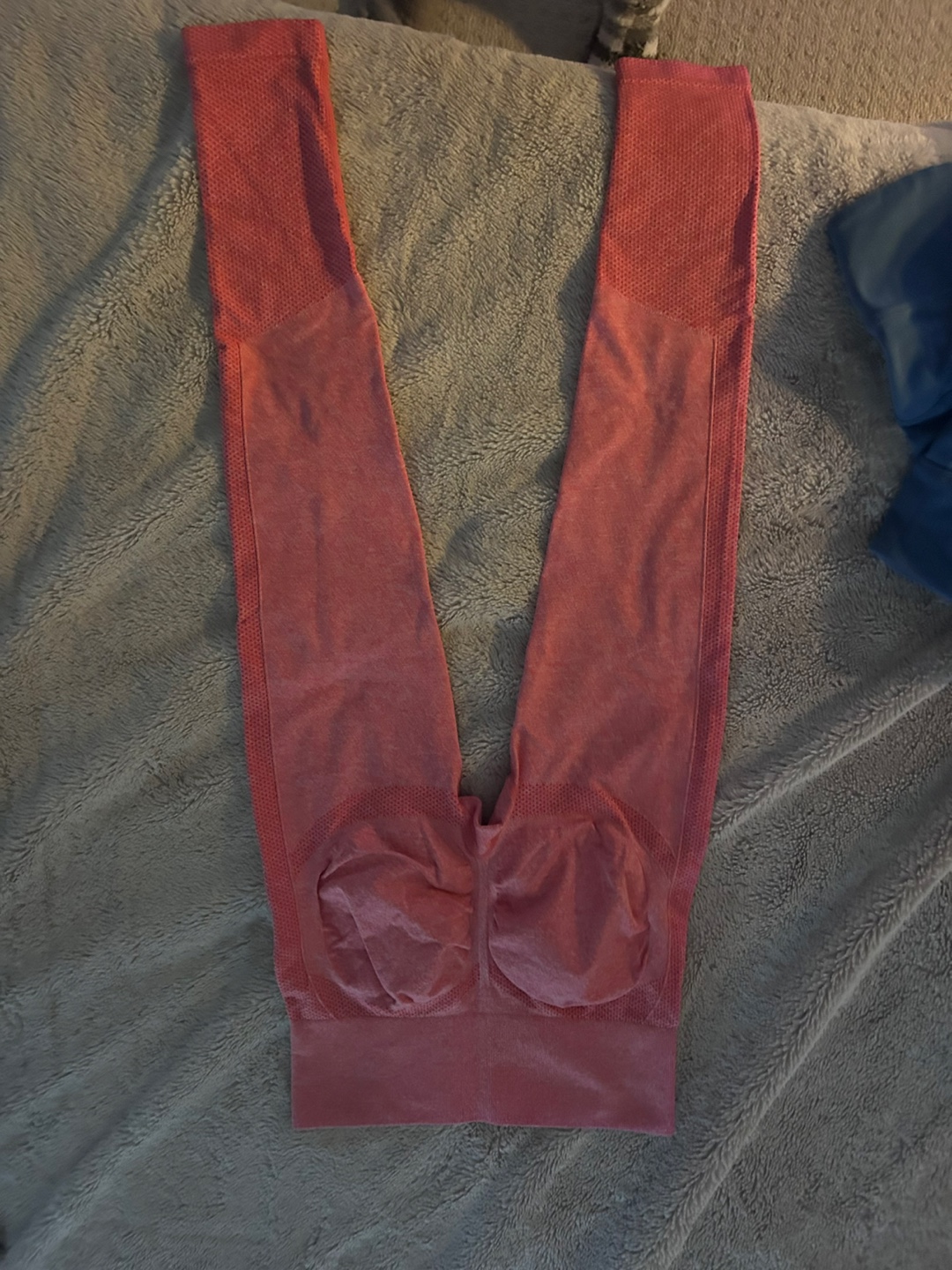 2 Pairs of Seamless Leggings - Grey & Pink - photo 4