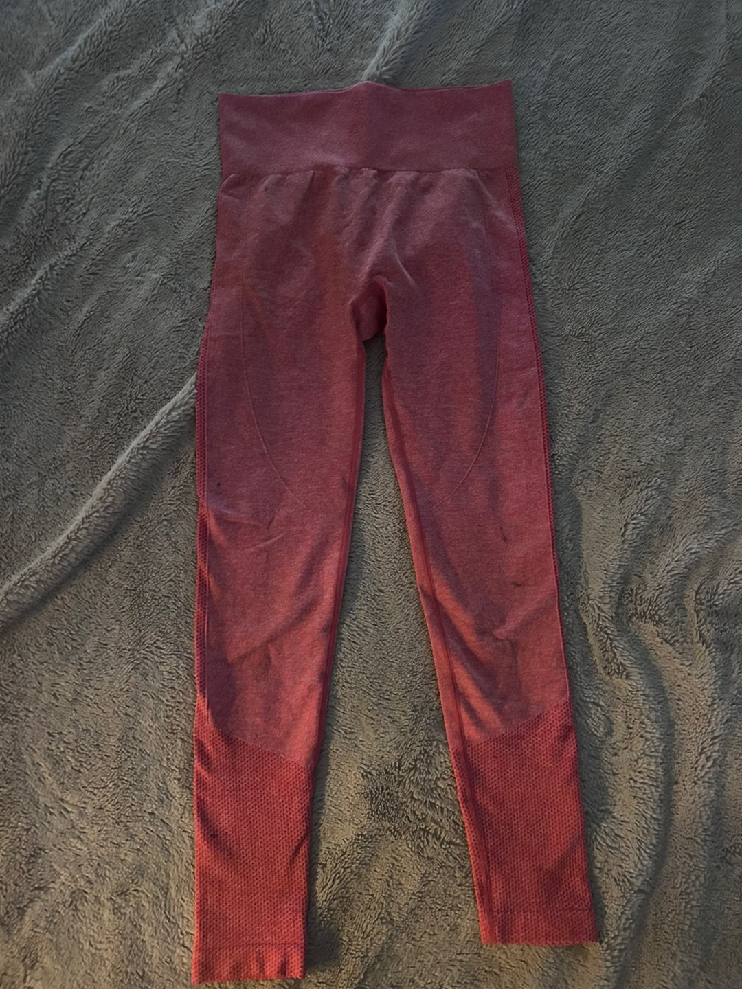 2 Pairs of Seamless Leggings - Grey & Pink - photo 3