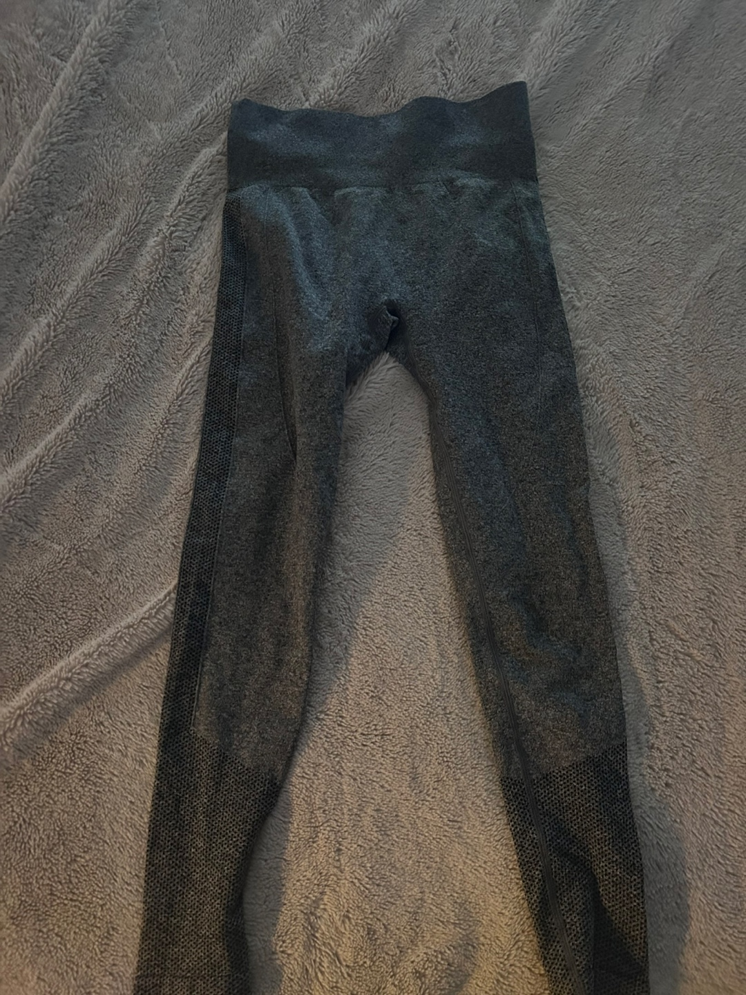 2 Pairs of Seamless Leggings - Grey & Pink